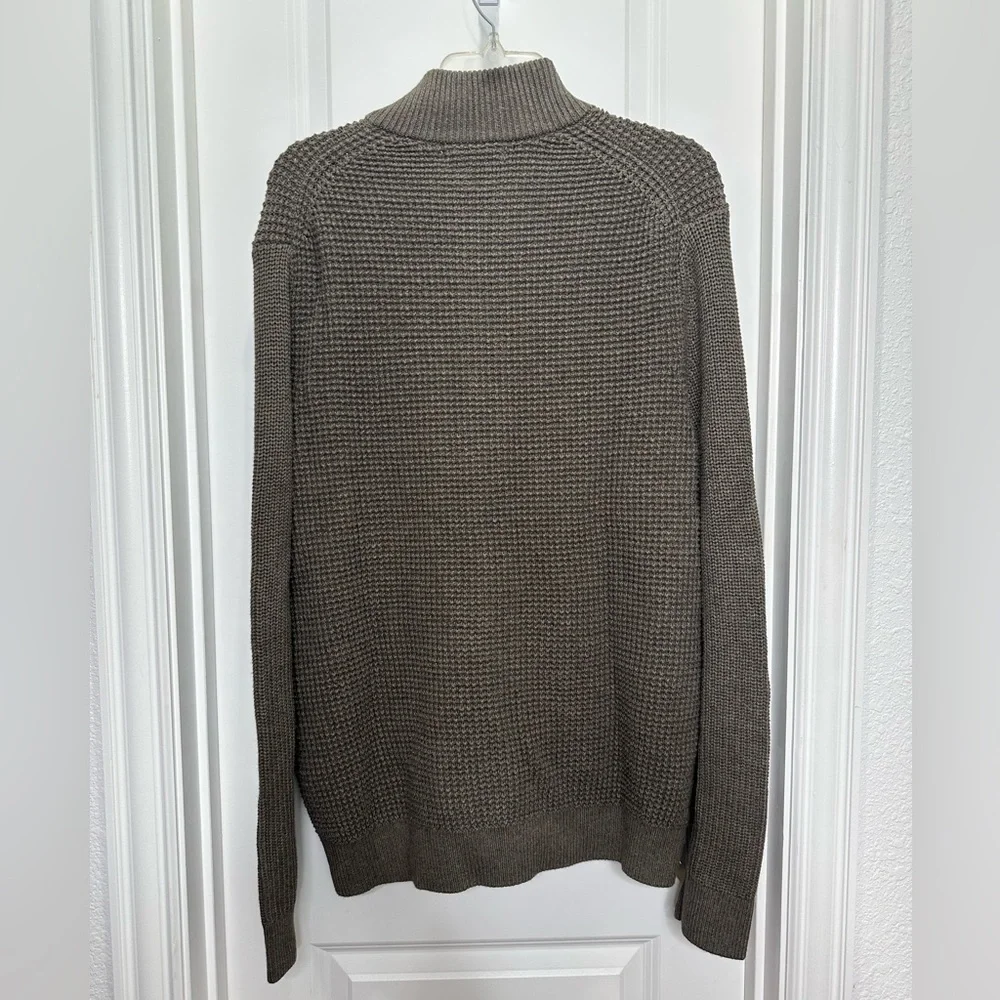BANANA REPUBLIC mens button up cardigan Sweater greenish, greyish‎ brown,